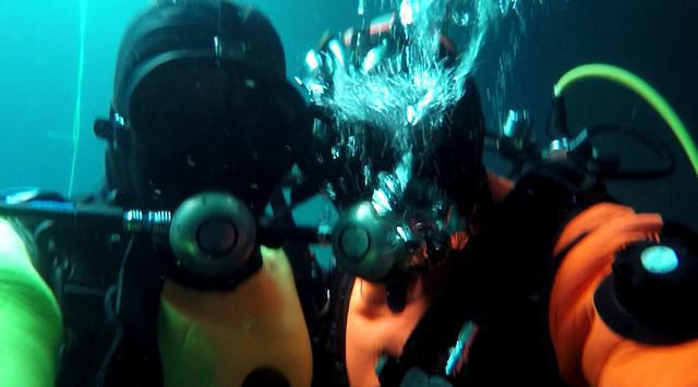 Diving in Francia, French Alps - By Jean-François Triandafyllides